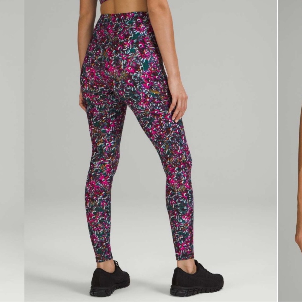 Lululemon Floral High-Waisted Leggings
